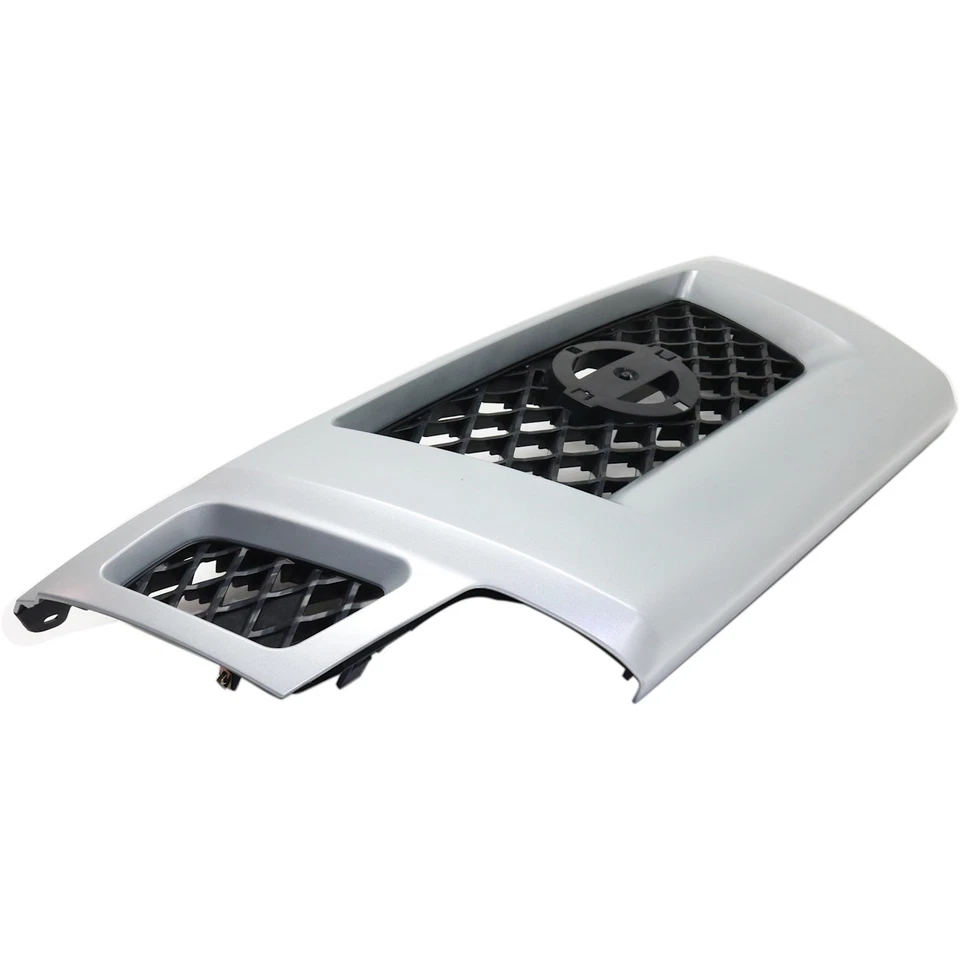 Conjunto de rejilla para Nissan Xterra 2009-2013 carcasa plateada con provisión de emblema Foto 3 de 4