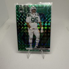 2025 Panini Mosaic - Quinnen Williams #160 Green Mosaic Jets Color Match