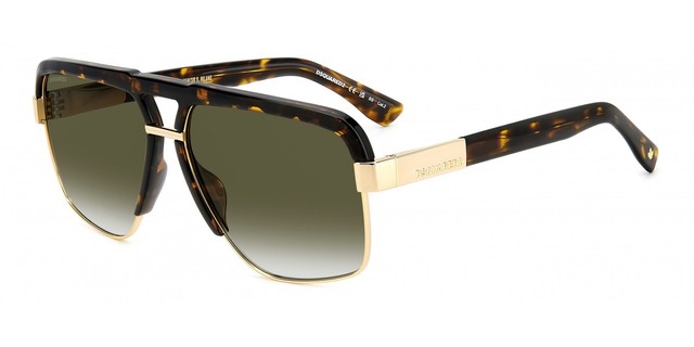 Lunettes de Soleil Dsquared2 D2 0084/S Havana gold 61/15/140 Homme