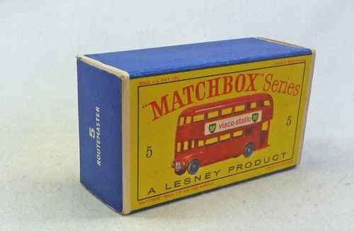 Lesney Matchbox Toys MB5c Routemaster Bus ORIGINAL Empty D Type Box