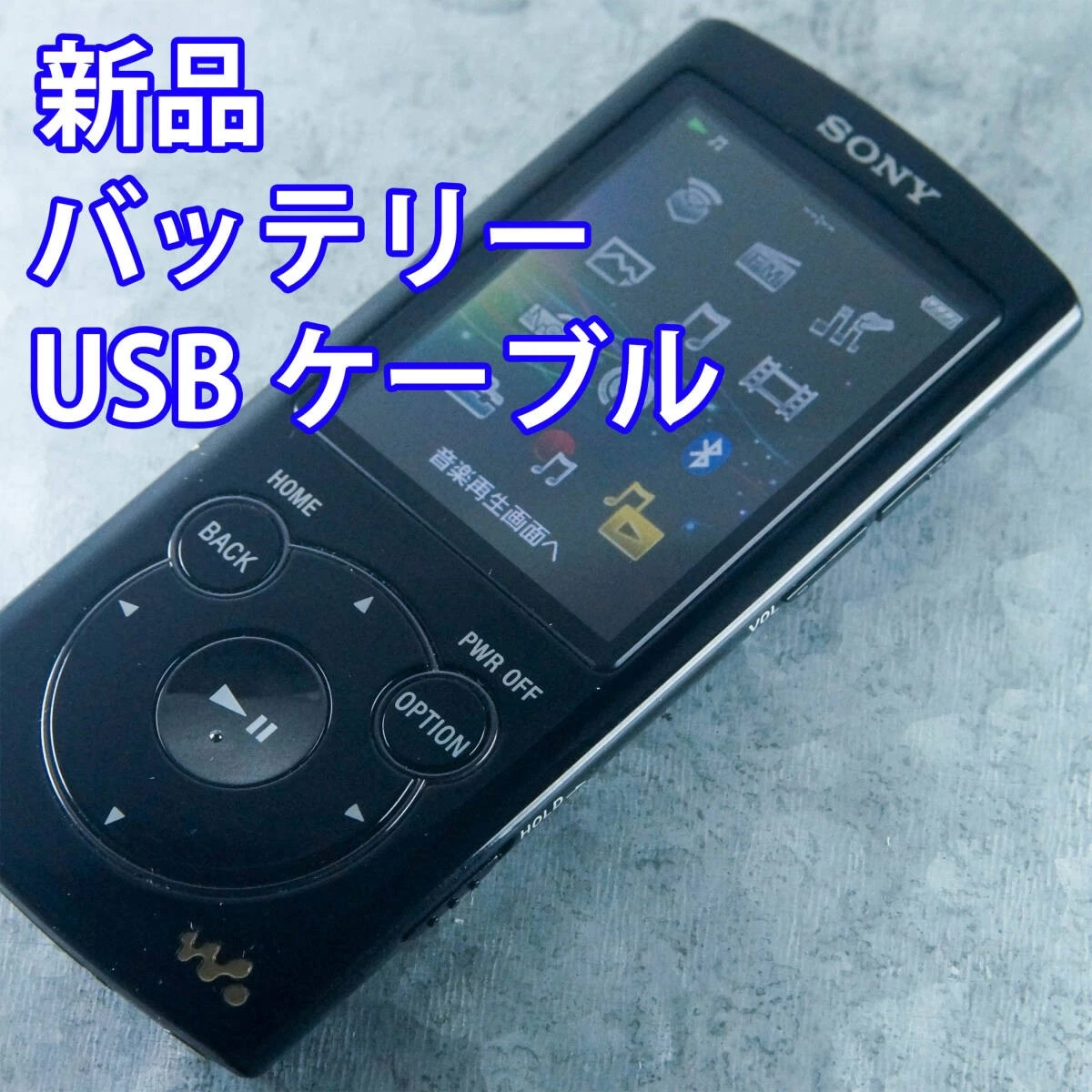Sony Walkman NW-S764 8Go Bluetooth Lecteur Audio Numérique Batterie Remplacée...