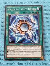 SDFC-DE031 Spiegel der Eisbarriere Yu-Gi-Oh Karte 1. Auflage Neu