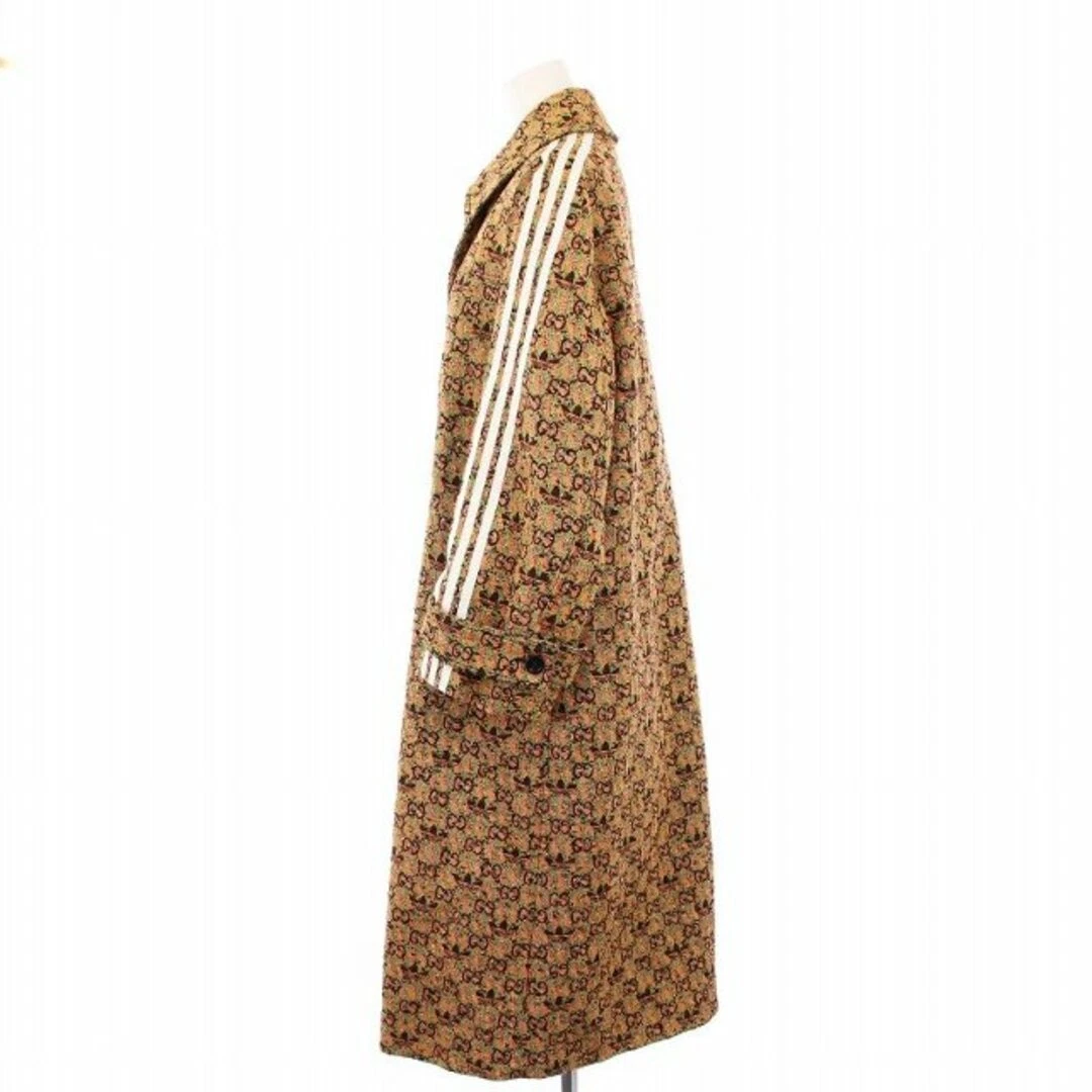 Gucci adidas Originals GG cappotto trifoglio colletto balmain capospalla lungo 36 usa