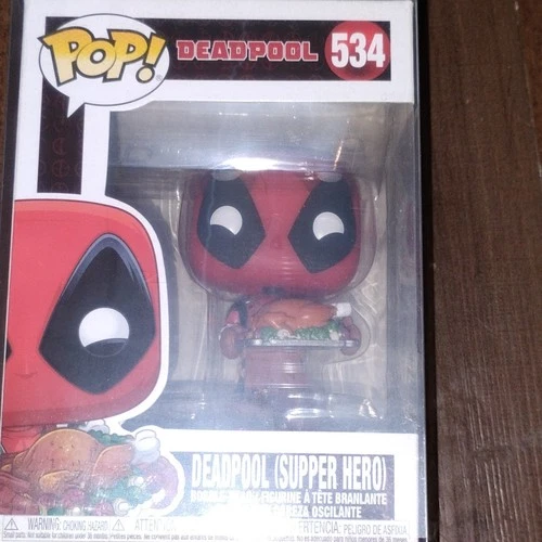 Funko Pop! Vinyl Deadpool (Supper Hero) #534 Marvel Red Black Vinyl Figure
