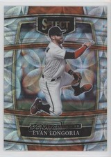 2022 Panini Select Concourse Scope Prizm Evan Longoria #60 1b3b