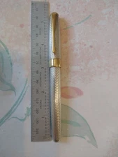 Parker Sonnet Sterling Silver Dish Top Roller Ball Pen France Made