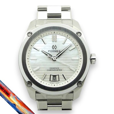 FORMEX Essence 0333.1.6609 Weißes Muschelzifferblatt 39 mm Herrenuhr 2022...