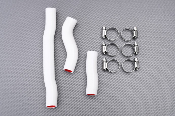 Kit de tuyaux de radiateur blanc pour Husqvarna TX 300 2019 en silicone renforcé haute pression