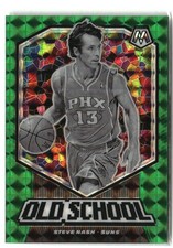 2019-20 Panini Mosaic #1 Steve Nash Old School Mosaic Green