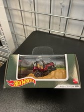 Hot Wheels Jeep Willys MB Red Tan Black Diecast Car 1944 Collectors Edition
