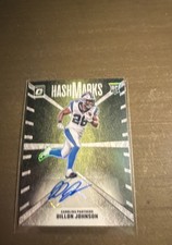 2024 Panini Donruss Optic - Hash Marks Dillon Johnson #HM-DJN (AU, RC)