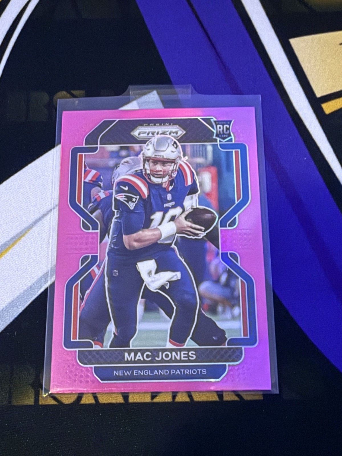 Mac Jones Panini Prizm #336 Pink