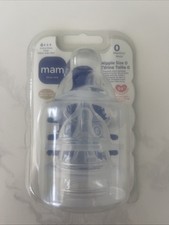 MAM Bottle Nipples Extra Slow Flow Nipple Size 0 for Newborn Babies and Older