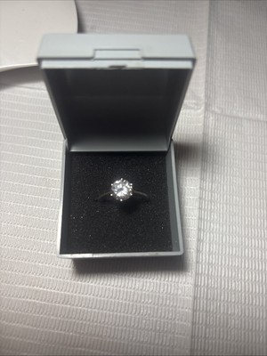 echt silber und dimond ring