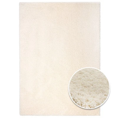 Hochflor Teppich PLEASURE Creme 25,5mm hoch Rutschfest Wohnzimmer Schlafzimmer - Bild 1 von 4