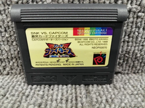 Snk Vs Capcom Clash Cardfighters Capc Neogeo Pocket Software