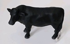 Terra by Battat Farm Animal Black Angus Bull Cow Toy PVC Rubber Realistic Figure