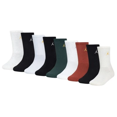 NIKE Jordan Socken (9 Paare) für Kinder Holiday Crew Schwarz