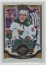 2015-16 O-Pee-Chee Platinum White Ice 128/199 Zach Parise #35 0a4
