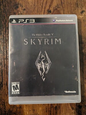 The Elder Scrolls V Skyrim (Playstation 3 Ps3) Disc + Case - Tested ...