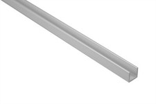 EFFECTOR Bastlerleiste U-Profil 2 m Eloxiertes Alu 10 x 10 mm für Wand & Decke