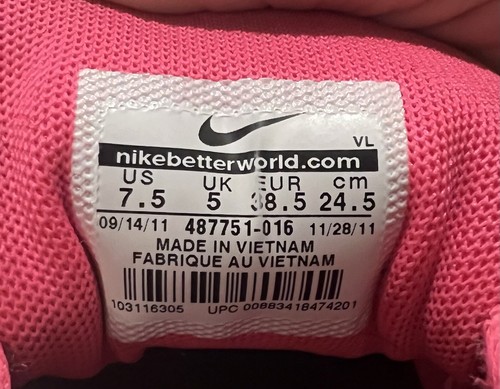 Nike Lunarfly 3 Running Shoes Gray Pink 487751-016 Womens Size 7.5 - Picture 7 of 7