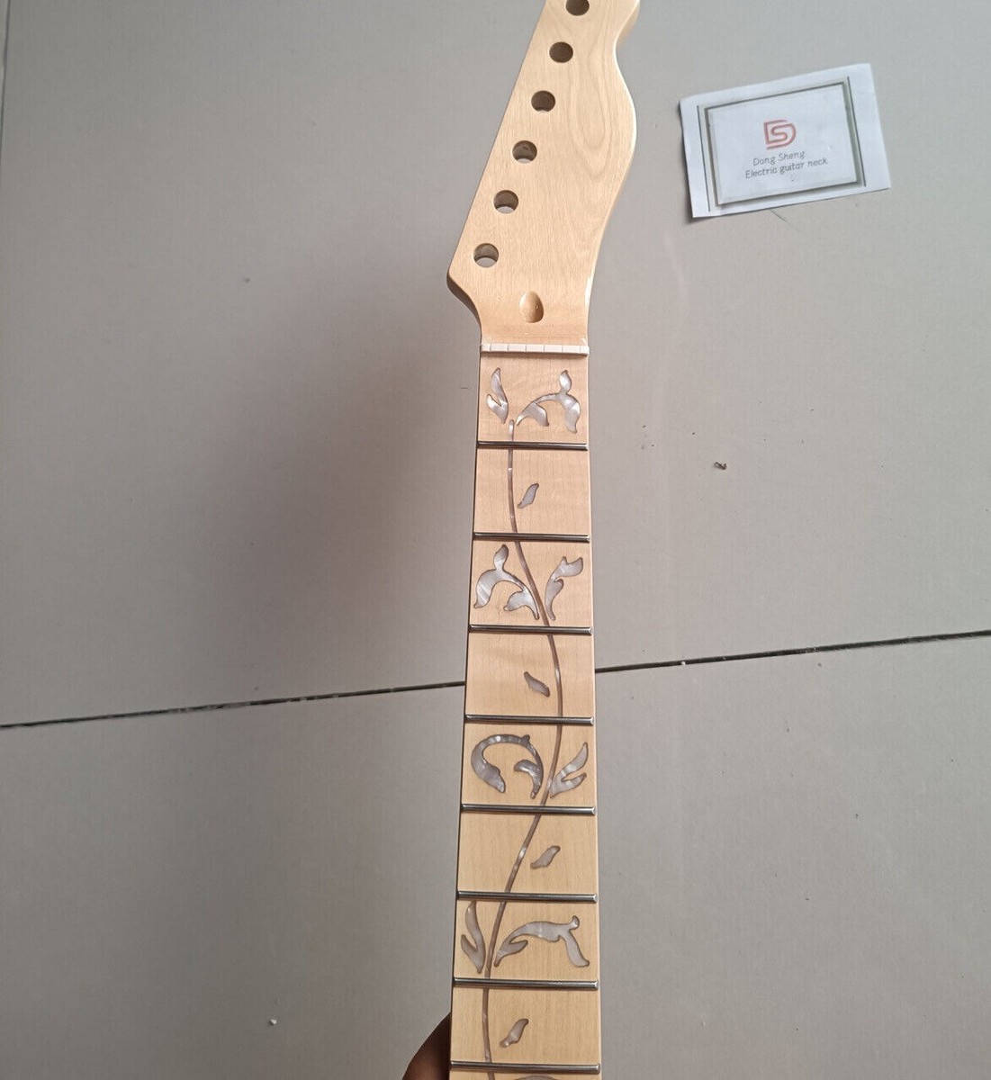 Fender Neck Inlay Scalloped Guitar Neck Fender Stratocaster Replacement Neck - Maple With ...
