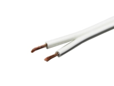 Zwillingslitze Kabel flexibel 2x1,5mm² weiss 2x 1,5 mm² Länge wählbar 1-100m
