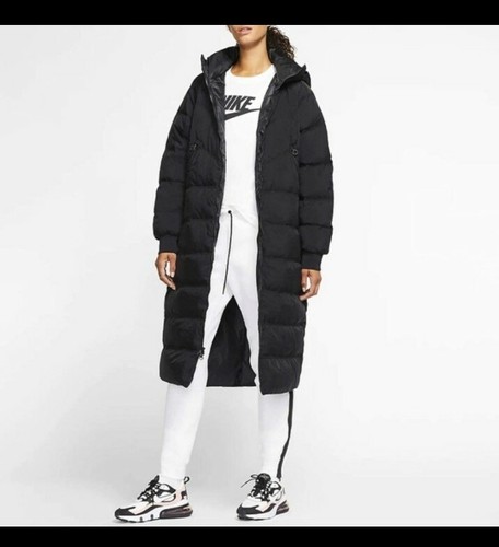 Nike Long Puffer Jacket Women's Size 