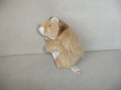Folkmanis Hamster Hand Puppet Soft Furry Cute Gerbil Guinea Pig Plush