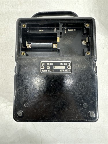 Navy Bureau AN/PSM-40 Multimeter Me-48d/u Bakelite - Picture 10 of 16