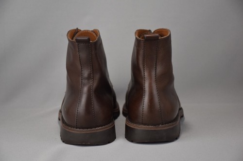 Laszlo Budapest Derby Mens Combat Boots Brown Leather Shoes US 10 UK 9 EU 43 - 第 6/10 張圖片