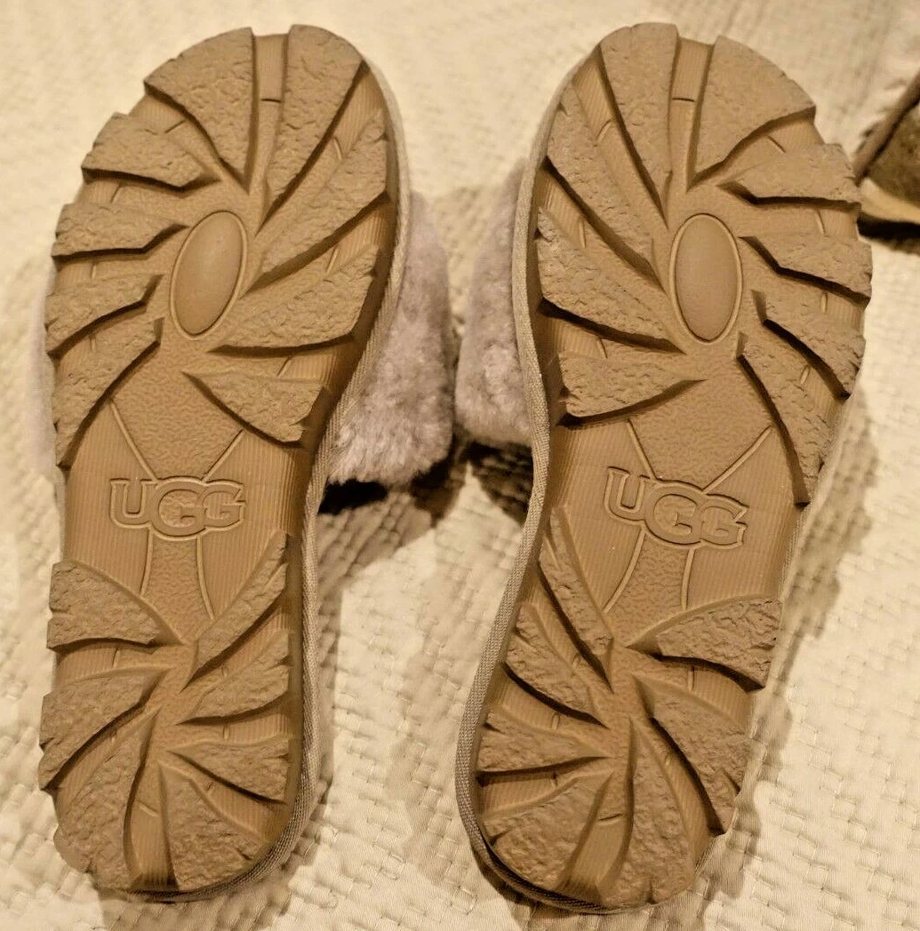 UGG Cozette Slippers Light Tan Oyster Size 5 eBay