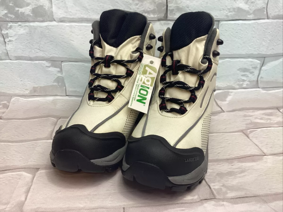 Lands End Women s 6 B Ivory Pull On Winter Snow Boots 305940 eBay
