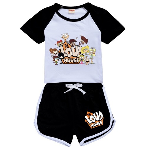 SUMMER The Loud House Girls Casual T Shirt Tops Shorts Sports Tracksuit Sets/new - Picture 8 of 22