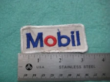 Vintage Mobil  Gasoline Service Uniform Hat Patch