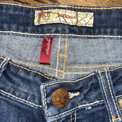 BKE Denim Sabrina Boot Cut Jeans Women's 30x34 Blue Low Rise Dark Wash - Picture 7 of 10