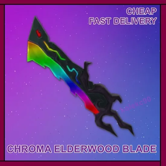 What Do People Offer For CHROMA ELDERWOOD BLADE? (MM2) 