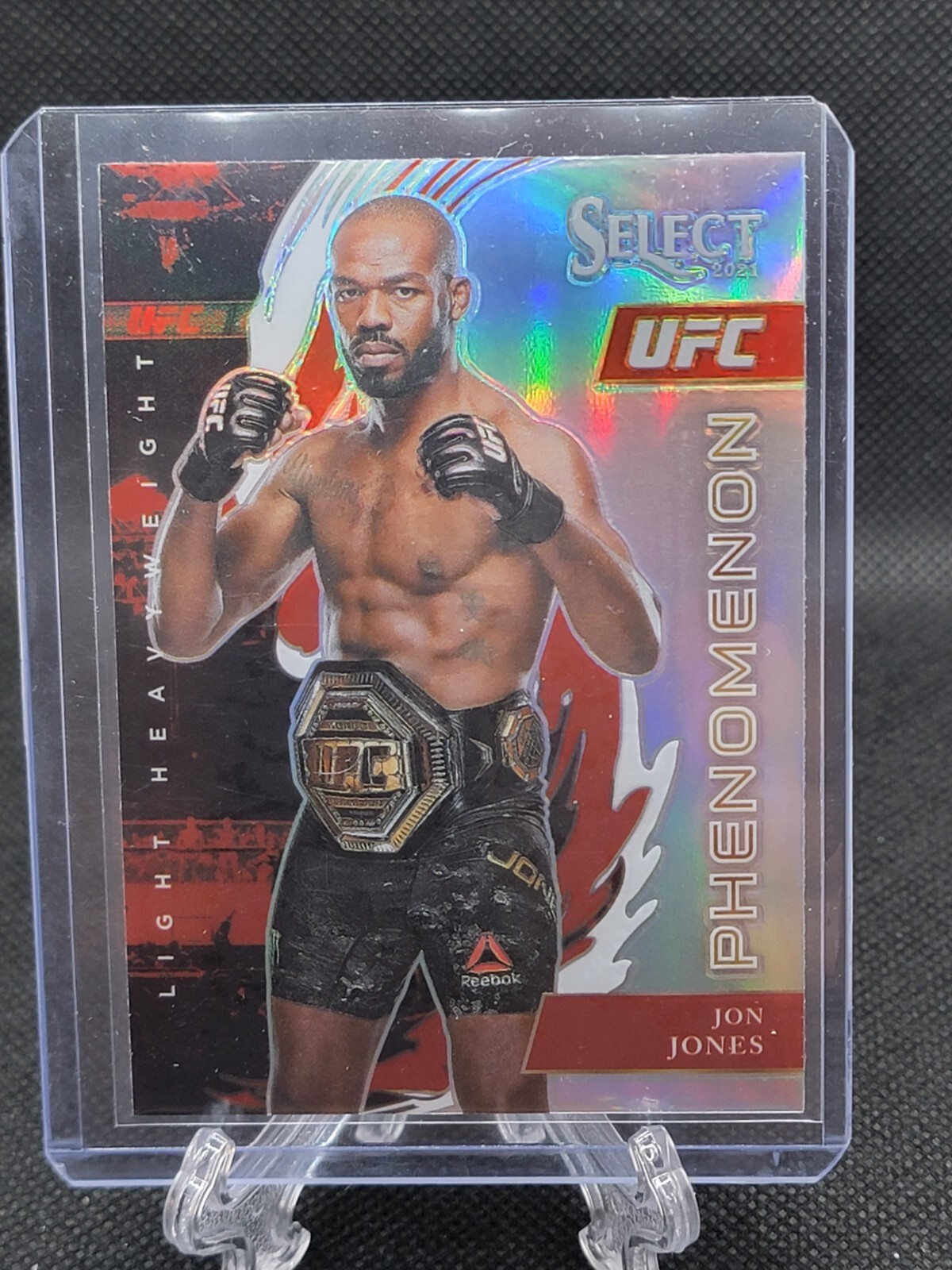 2021 Select UFC Phenomenon JON JONES SILVER prizm #19