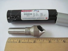 Melin Tool HS0-13/16-82 HSS Countersink, 13/16" x 82°, 0FL, 1/2" Shank, USA