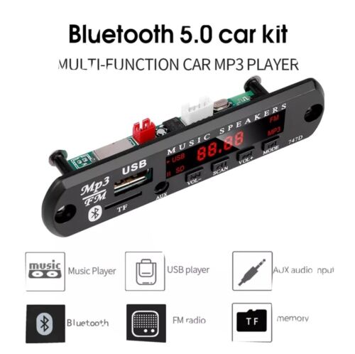 Wireless Bluetooth MP3 Decoder Board Audio Module Radio USB TF Card Car Truck - Afbeelding 1 van 5