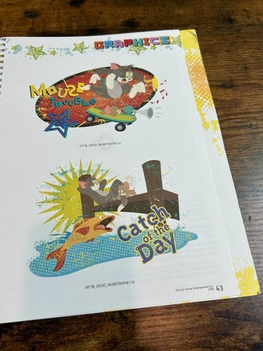 Tom and Jerry Licenziatario Guida Stile Cartoni Animati Animazione RARA con CD Colori Pastello - Foto 16 di 18