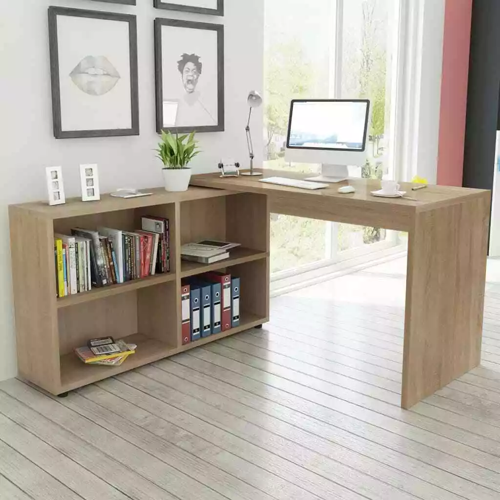 Assembled clearance corner desk