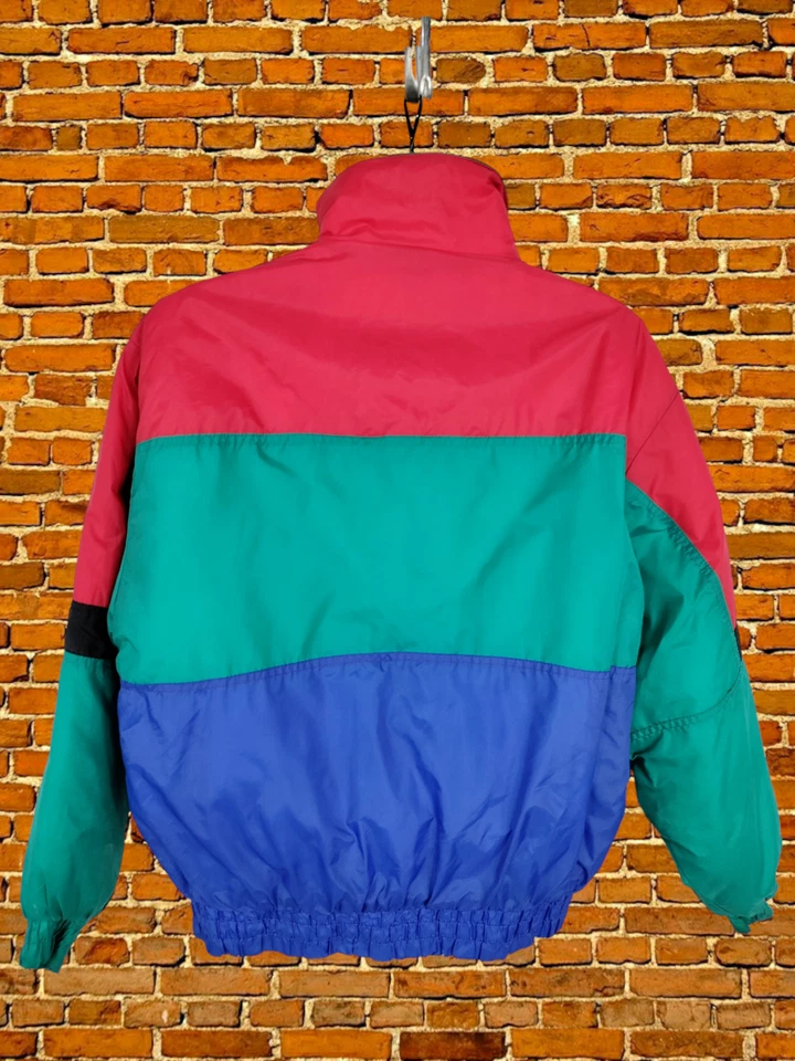 MENS CORTINA XL BLUE RED GREEN VINTAGE SKI RETRO PADDED PUFFER JACKET COAT - Image 4 of 4
