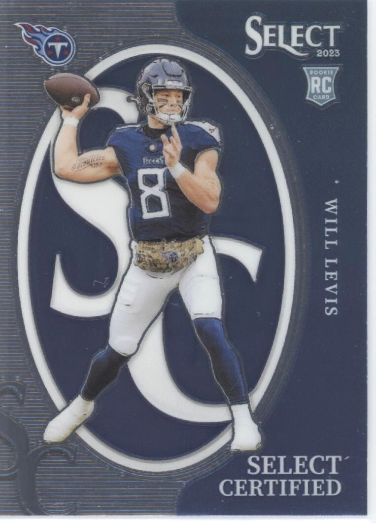 2023 Panini Select Will Levis Select Certified Rookies Tennessee Titans #CRO-WLE