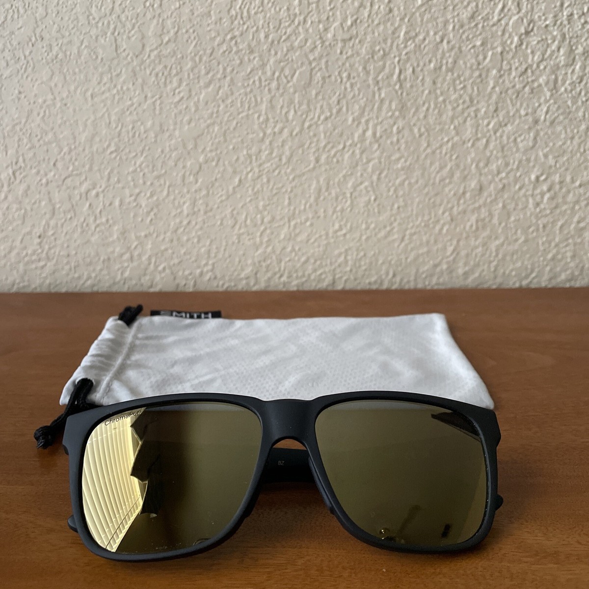 SMITH Lowdown Steel Sunglasses with Polarized Gold Mirror Lenses