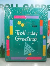 RUSS TROLL-I-DAY CHRISTMAS CARDS BOXED SET - FOUR DESIGNS/36 CARDS - New - RARE