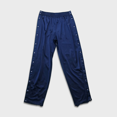 Vintage 90s Nike Sportswear Track Pants Mens XL Blue Swoosh Tear