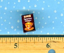 Dollhouse Miniature size- Egyptian Licorice tea box