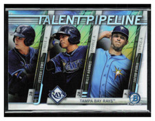 2017 Bowman #TP-TBR Joshua Lowe / Willy Adames / Jacob Faria